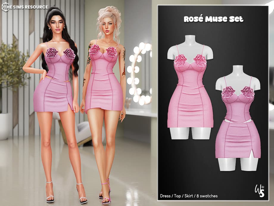 Сет одежды Rose Muse Set